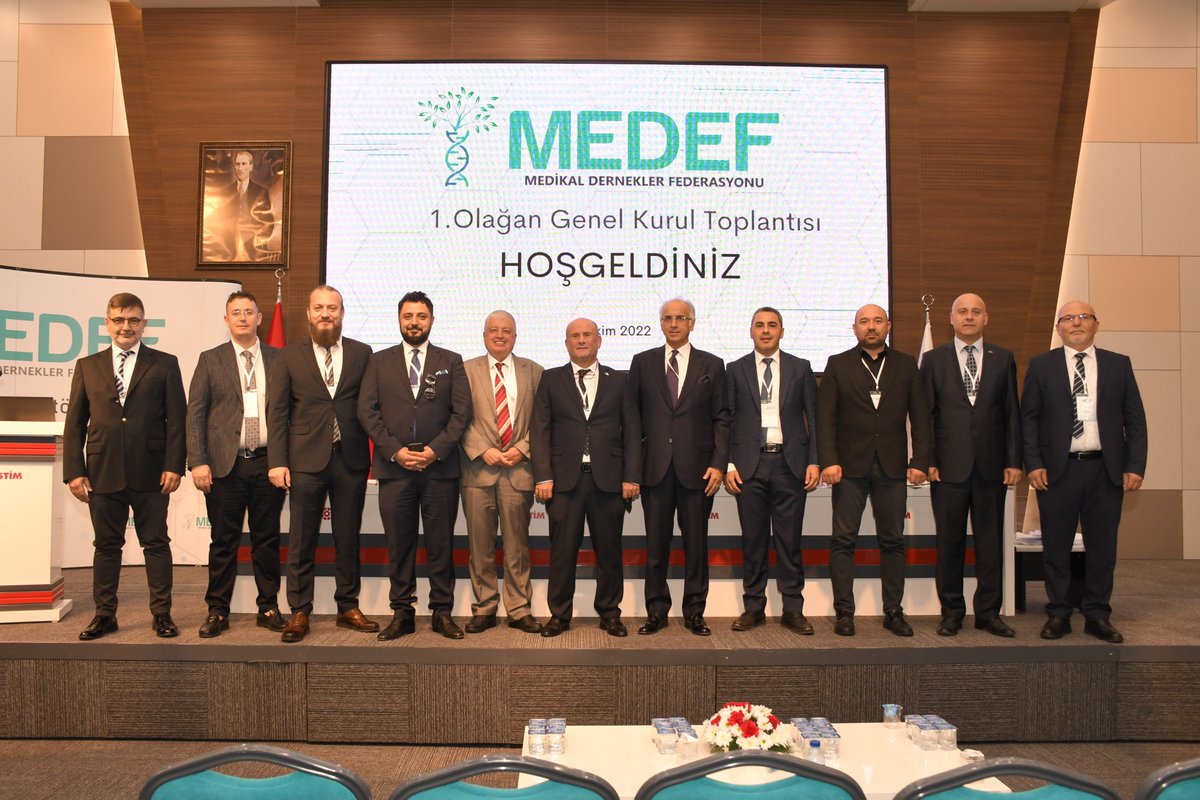 Medeffederasyon's tweet photo. Medikal Dernekler Federasyonu (MEDEF) 1.Olağan Genel Kurulunda Yeni dönem Yönetim Kurulu delegeler tarafından seçilmiştir.

Hayırlı uğurlu olsun. https://t.co/n1lXOUVnki
