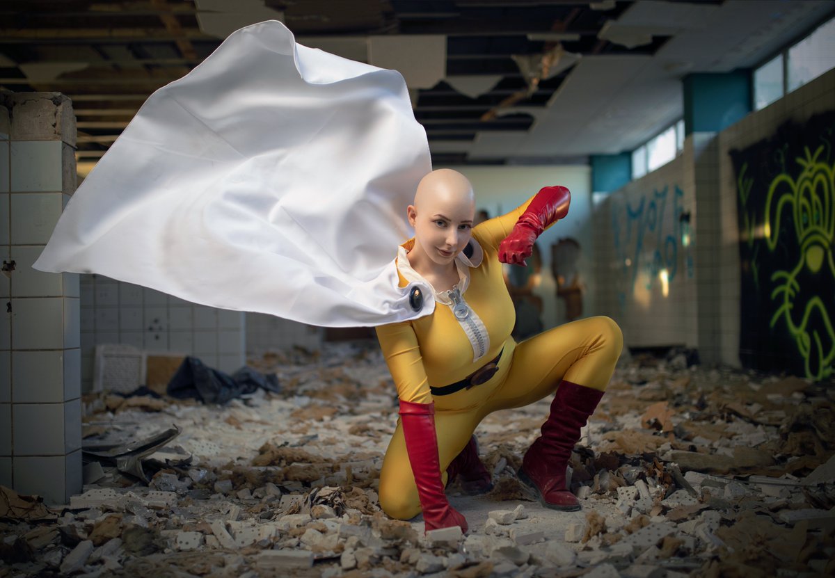 MikomiHokinaArt's tweet photo. That's what beating cancer looks like 😏

#Saitama #fuckcancer #OnePunchMan #cosplay https://t.co/GrDaA00i6S
