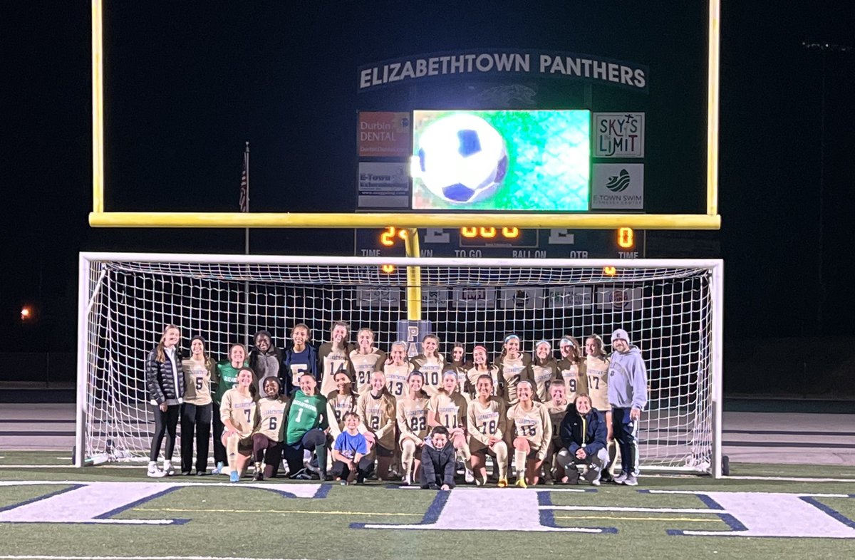 EtownSoccer's tweet photo. This group of ladies have EARNED the right to play West Jessamine on Wednesday at 4pm in Lexington for a spot in the state championship game!  Make plans to travel and support these girls as we continue our historic run!  #LastGameNotYet https://t.co/aXIHF2vOIK