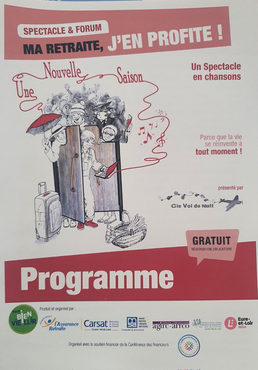 Siel Bleu 41 est présent au Forum &amp; Spectable "Ma retraite, j'en profite !" 

Merci à <a href="/Aseptcvl/">ASEPT Centre Val de Loire</a> pour l'invitation ! 

On se retrouve sur le stand 🏋‍♀️🤸‍♀️

#Apa #Sourire #sante #prevention #Aidant #senior
