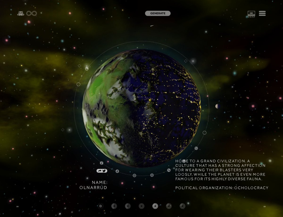 _pocketverse's tweet photo. VISIT OLNARRUD

home to a grand civilization. a culture that has a strong affection for wearing their blasters very loosly, while the planet is even more famous for its highly diverse fauna.
 
political organization: ocholocracy 
https://t.co/bK2Qo1UqmT
 #nfts #space #pocketverse https://t.co/4UNA4crbQU