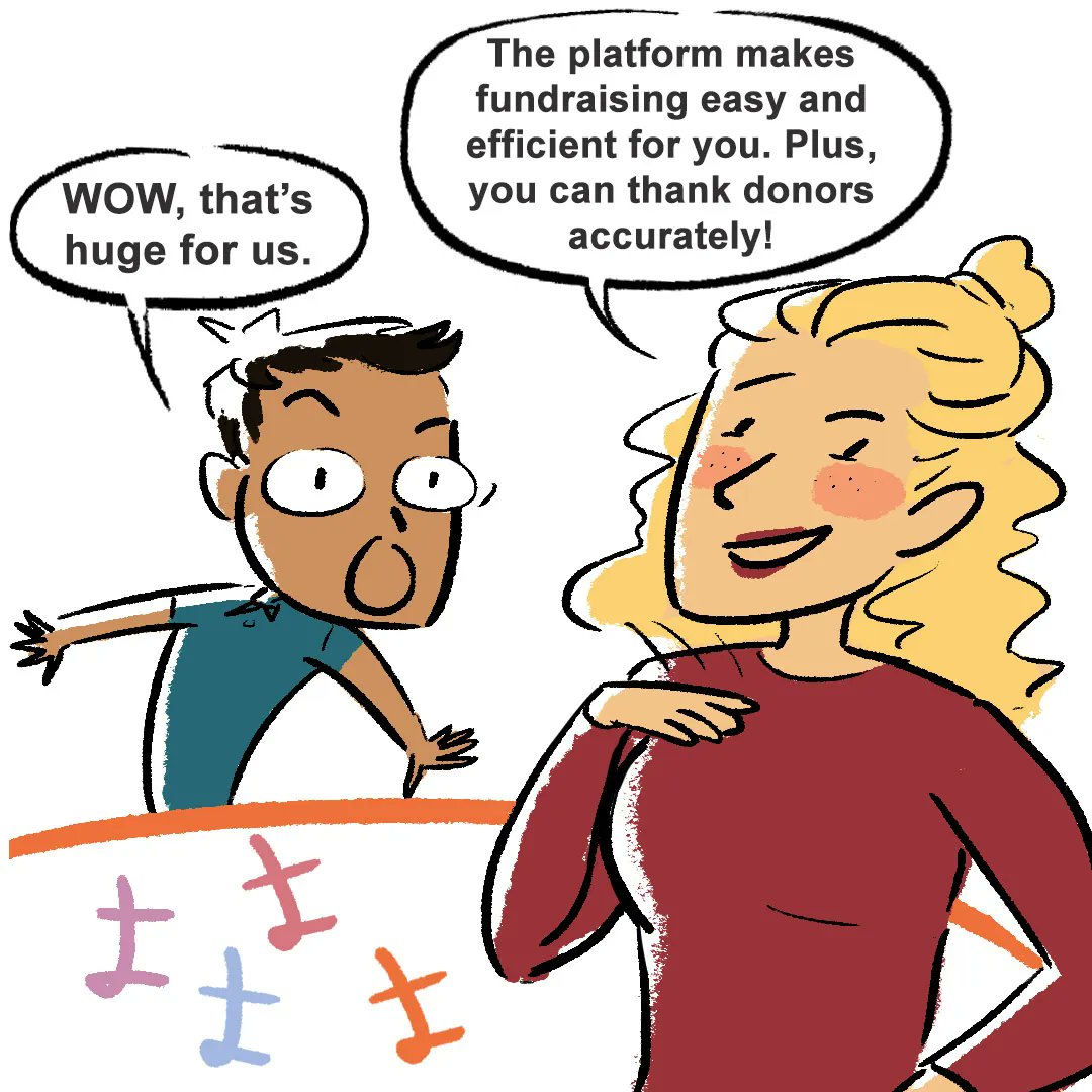 You can thank #donors accurately, right away, and with passion - if you use a #fundraising platform that ticks all the boxes. ✅ ✅ ✅
Get in touch to find out more: buff.ly/2YATpod 
#DoMoreGoodThyngs #FundraisingFriday
