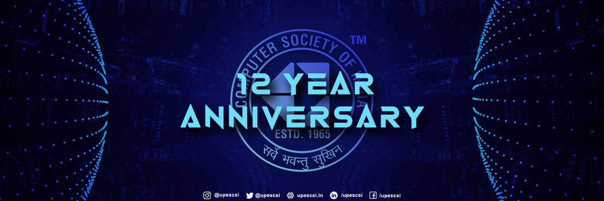 Computer Society of India, UPES tweet media