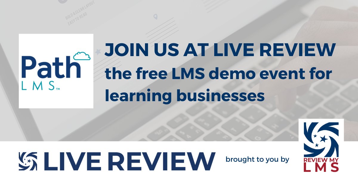 Join us and @blueskyelearn next week at Live Review 2022! This is a free #LMS demo event focused specifically on platforms that are a good fit for organizations that sell adult education. Get the details and sign up here: bit.ly/3EYegEu
#learningmanagementsystem