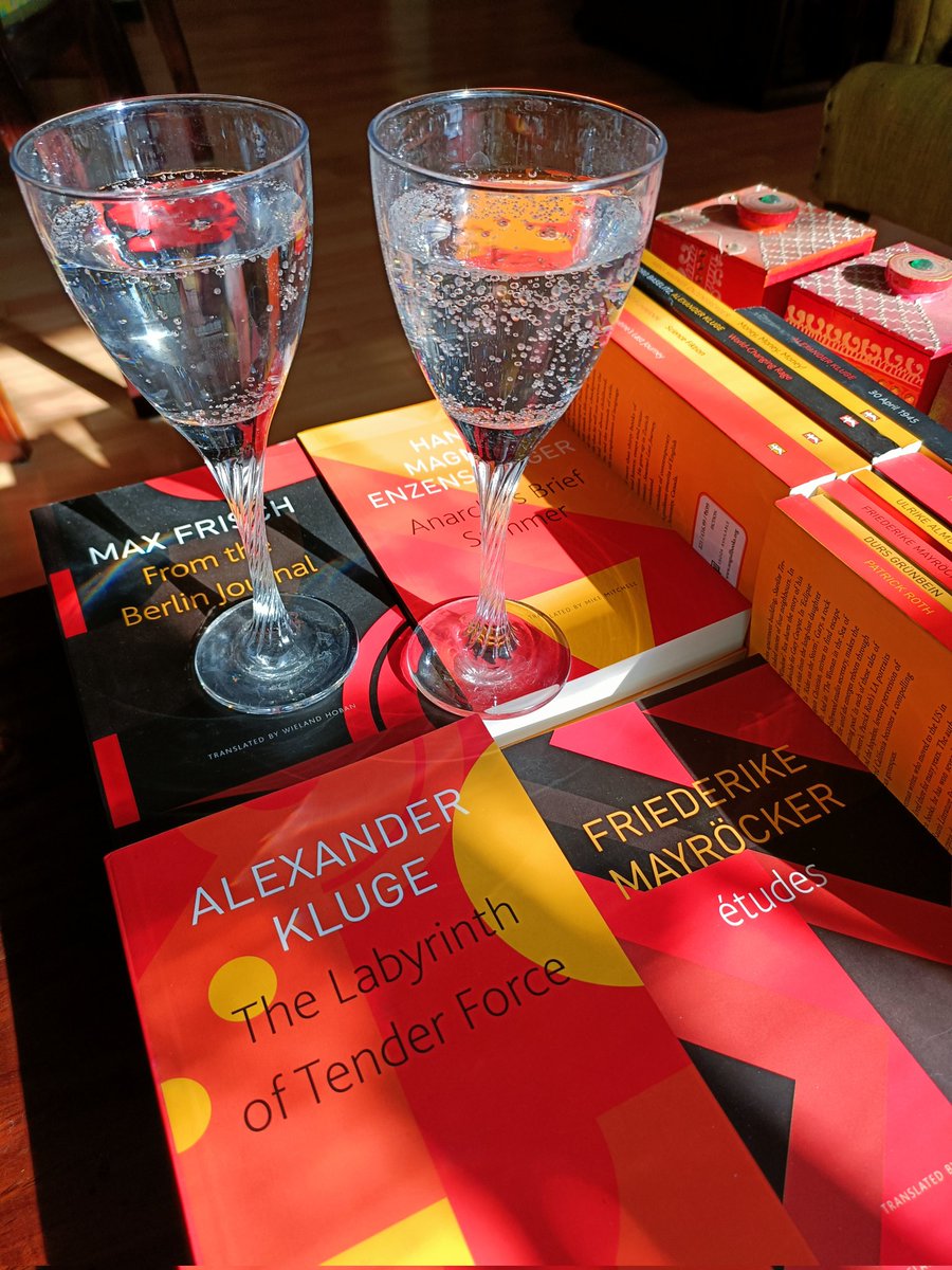 Are you at the Frankfurt Book Fair @Book_Fair and ready to celebrate 40 years of @seagullbooks and our series of 100 German Literary paperbacks? Drop in for conversations and wine! Hall 6.1 D119. Cheers! @SunandiniBee @goetheinstitut