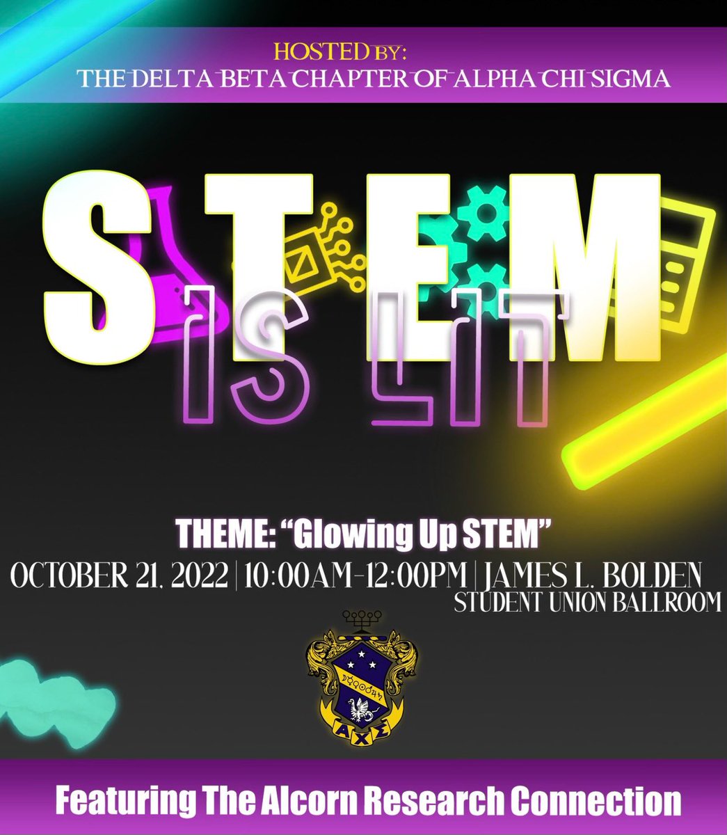 .@AlcornStateU Alumni, Friends, and Family— join our STEM Homecoming Panel and Networking session today — as we continue to bring impact through our dynamic research series! This will be an event where you all can meet and inspire the current STEM scholars at Alcorn!