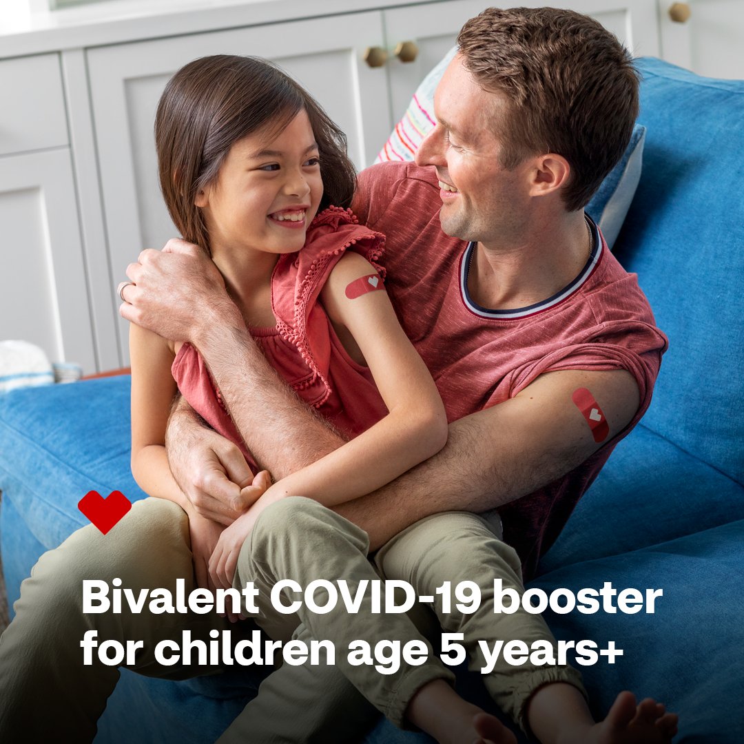MinuteClinic is now offering the bivalent COVID-19 booster to children ages 5 years and older. To schedule your child's booster to protect against the latest variants, visit: cvs.co/3gh9wzA