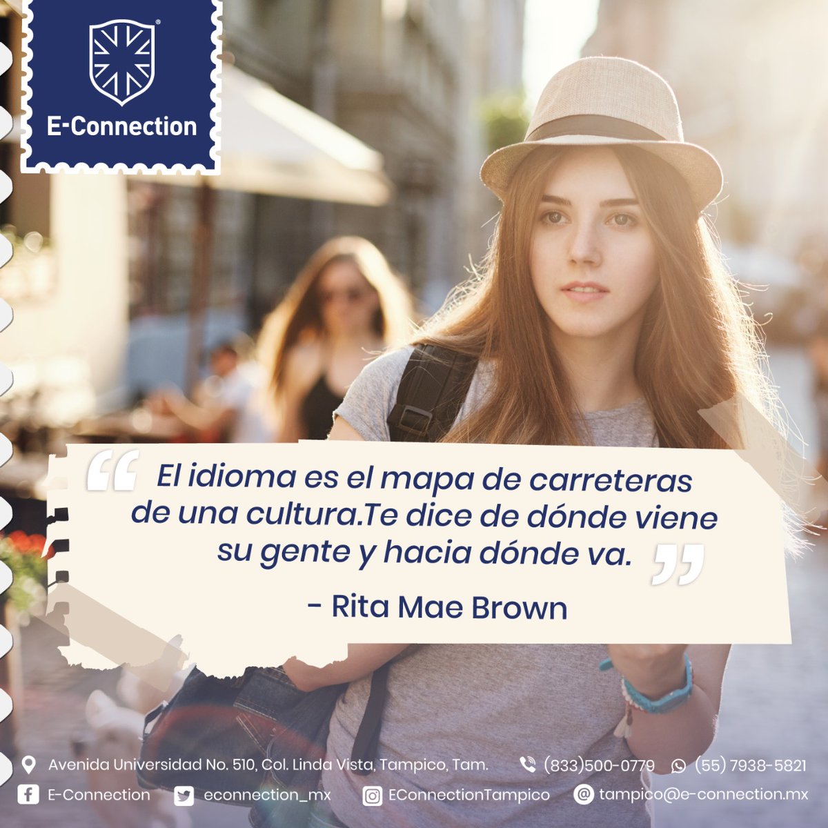 E-Connection es la ventana a un mejor futuro en todas las áreas de tu vida, somos la herramienta de estudio ideal para ti. 

#econnection #inglés #bilingüe #nativosdigitales #clasesvirtuales #clasesonline