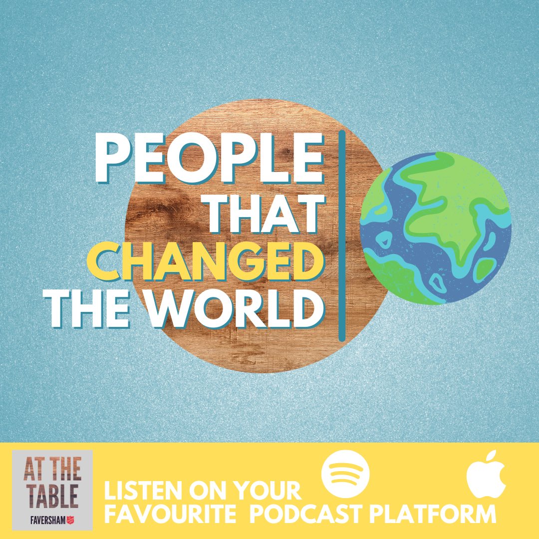 ATT__Podcast's tweet photo. You may know the stories of Christians like  Martin Luther King JR, Florence Nightingale  and/or William &amp; Catherine Booth but this series we are hearing the stories that changed the world from people you may not have heard of. 
2/2 #faversham #favershamsalvationarmy https://t.co/ojNeGL8X1N