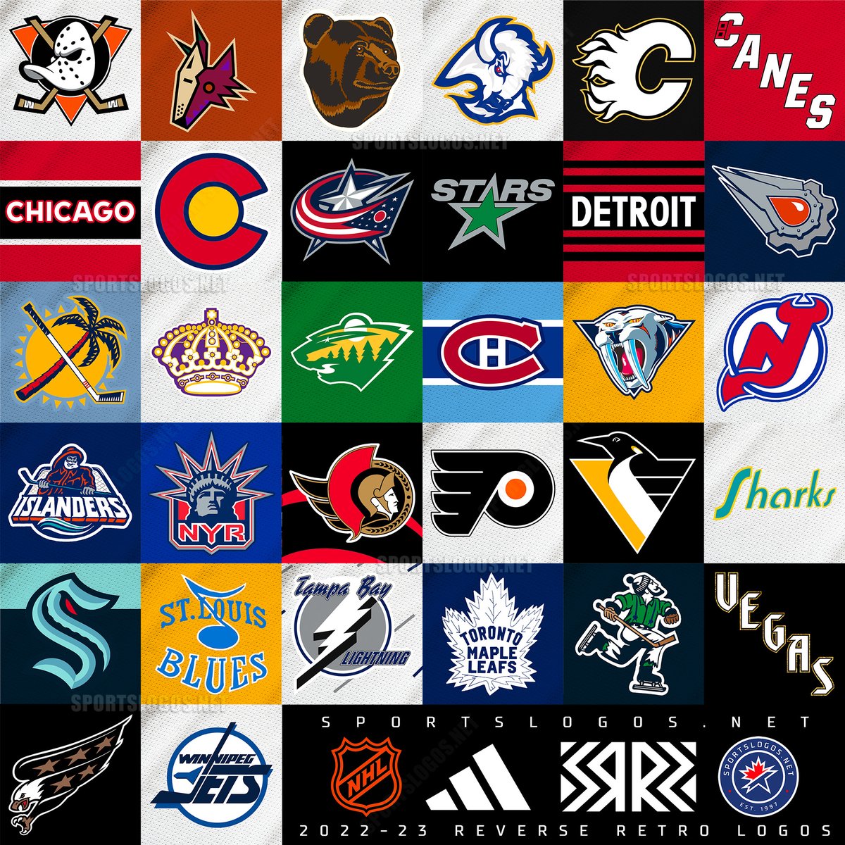 Chris Creamer  SportsLogos.Net on X: The all-new 2022-23 #NHL
