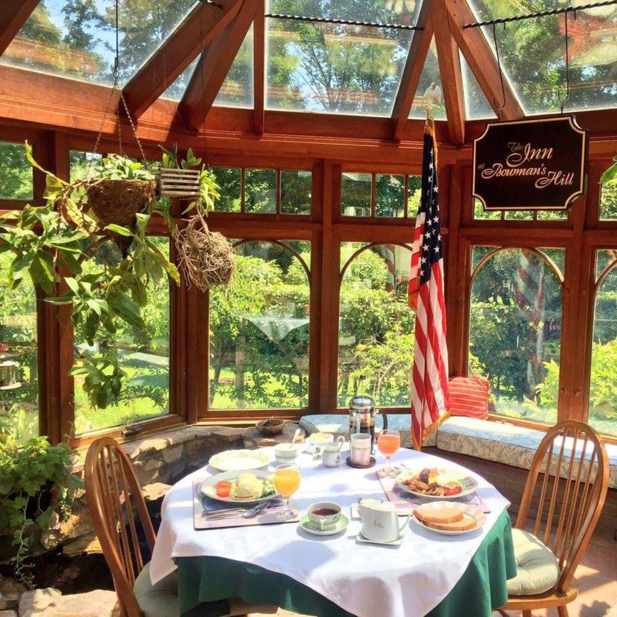 Starting your day here doesn't get much better than this.