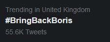 jimmy_1975's tweet photo. Keep going - keep pushing - #BringBackBoris trending with over 55.600 tweets - Let`s show them we want our Boris back - https://t.co/Al7YCIczMq