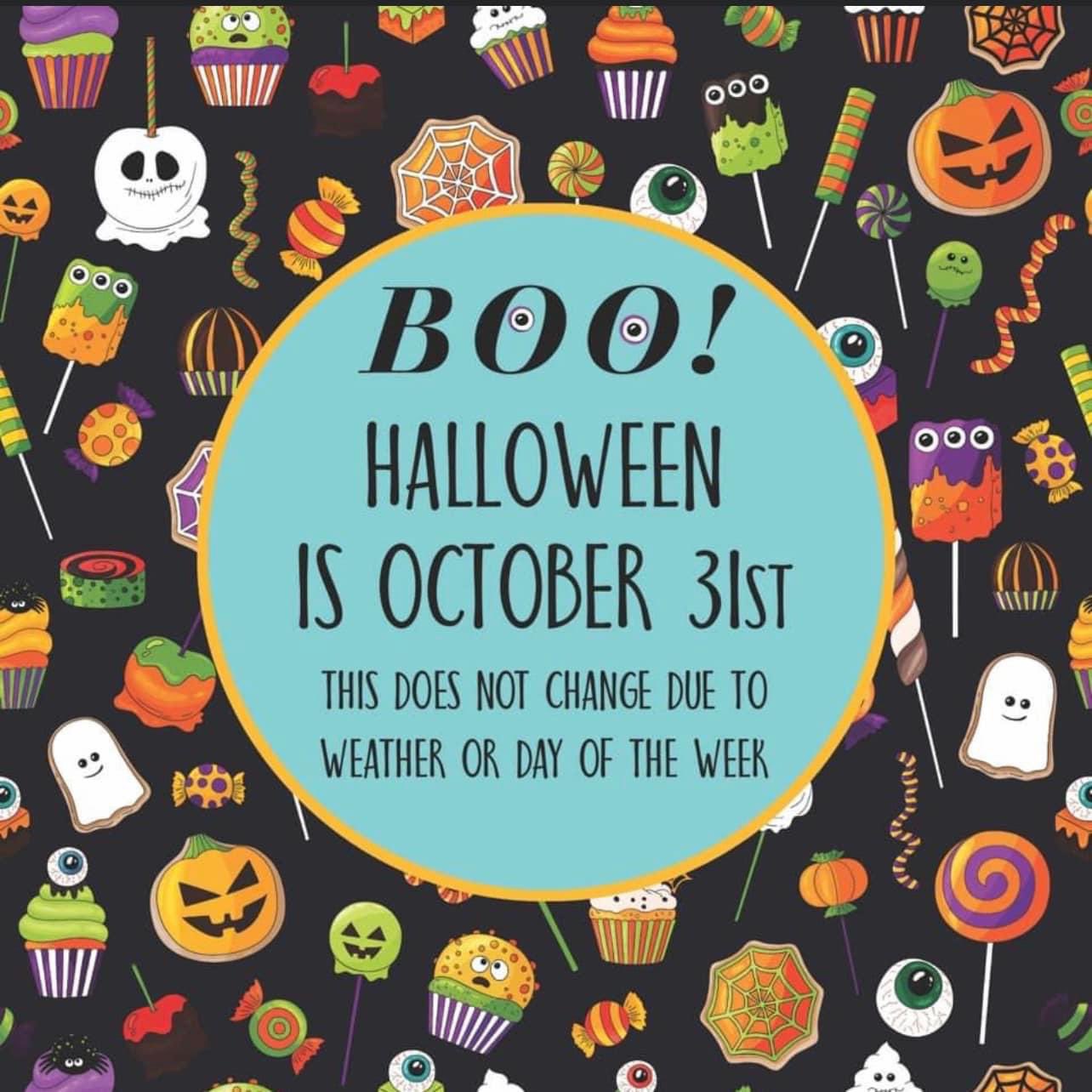 Oxford Police Dept on Twitter "Trick or treating will happen on the