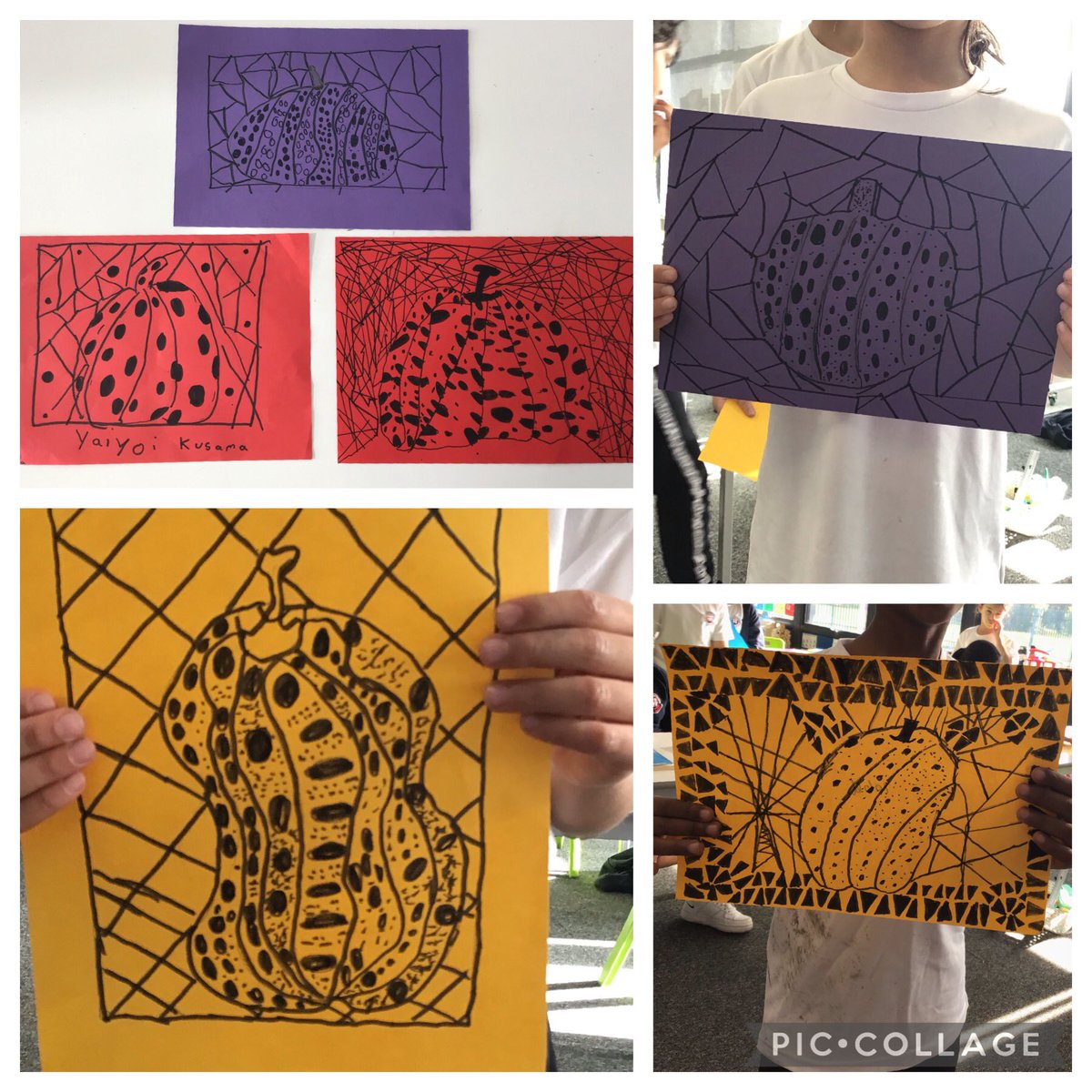 Y4Barton's tweet photo. To complete our ‘Art of the World’ topic, which has been specifically inspired by Yayoi Kusama, we created our own infinity rooms and clay sculptures ♾
We also wanted to show our skills on paper, by creating ink drawings, using nothing but a black felt tip 🎃 #yayoikusama https://t.co/WsFzKZFz4C