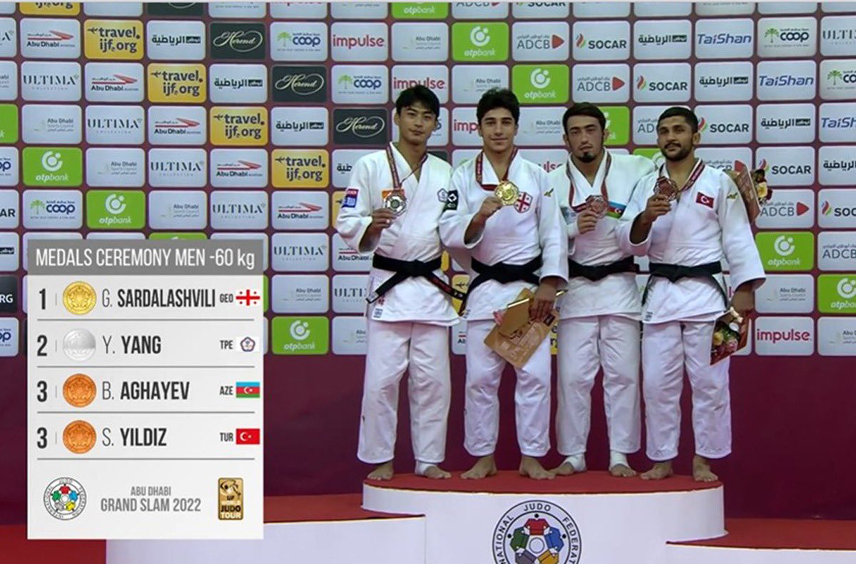 shuysuz's tweet photo. Paris Olimpiyat Oyunlarına Puan Veren #AbuDabijudoGrandSlam 60kg Salih YILDIZ 🥉 Bronz Madalya Kazanmıştır Sporcumuzu,Teknik Ekibimizi Ve Emeği Geçen Herkesi Kutluyorum Ülkemize ve #judo Camiamıza Hayırlı Olsun İnşallah 🇹🇷🇹🇷 @turkjudo https://t.co/5oTtumj0Fe
