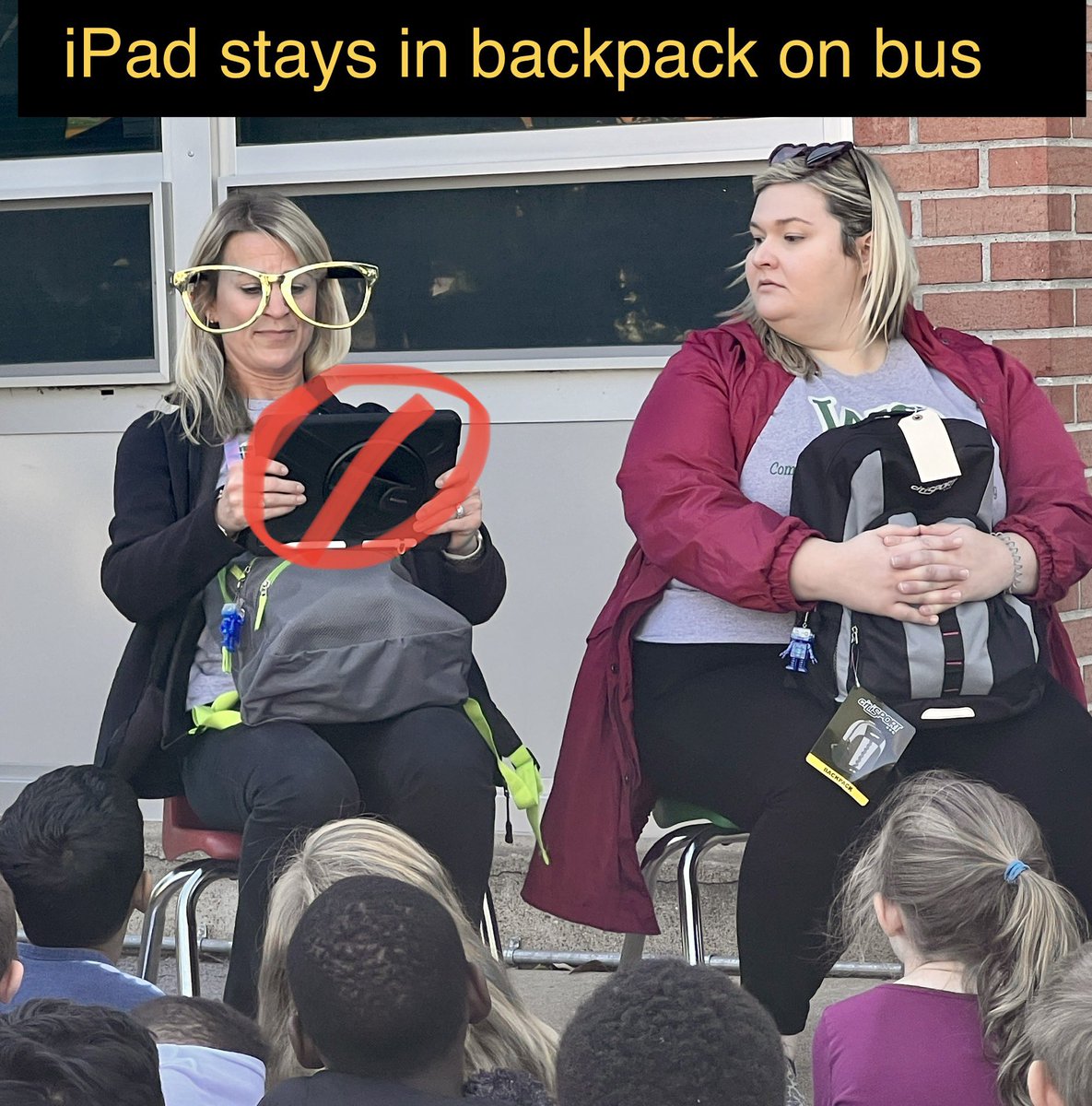 Mrs. Dannegger &amp; Mrs. Koenig debuted in their 1st Willow Brook Way DAY!! We aim to be Peaceful, Respectful, &amp; Responsible in our 🏫 &amp; on the 🚌. <a href="/PattonvilleSD/">Pattonville Schools</a>