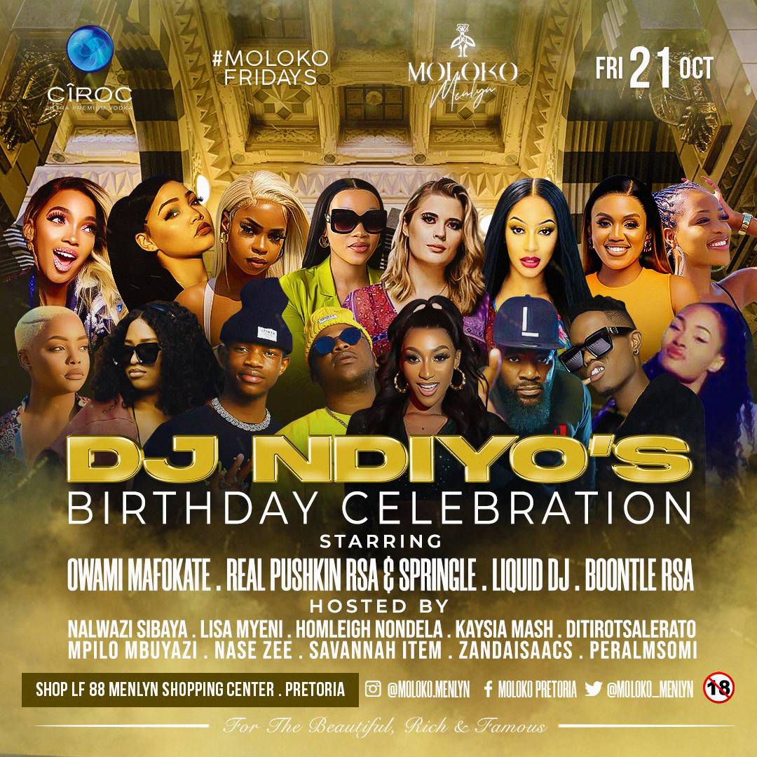 ElementfoulS's tweet photo. #MOLOKOFRIDAYS presents to you ::

#NdindiyoPhori
#MolokoMobiTek

Wear smart and elegant.
Doors Open 23:00||
You'll know the vibes 😉🥃 https://t.co/m1xvMccmXe