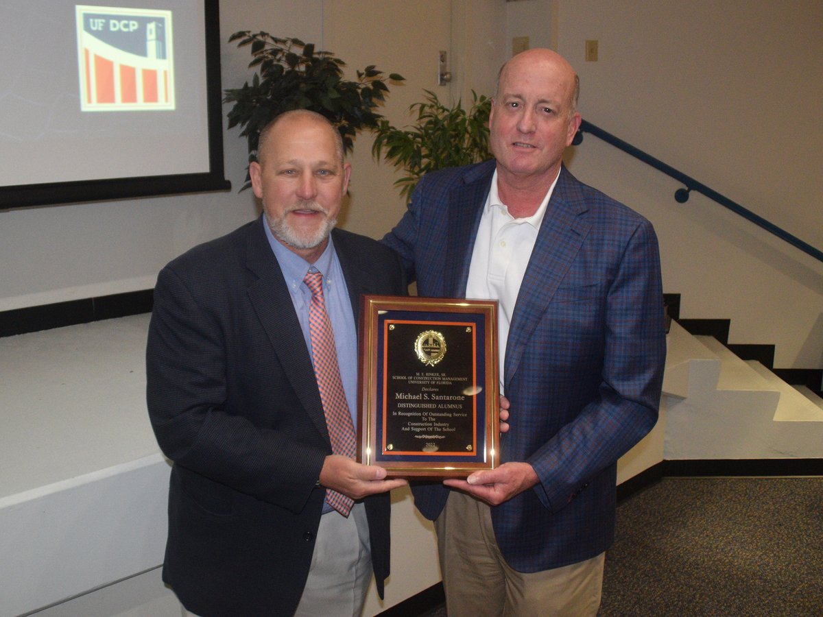 Congratulations to Stellar’s CEO Mike Santarone for receiving the 2022 Distinguished Alumnus Award from the <a href="/UFRinkerSchool/">#RinkerLegacy</a>. A 1983 graduate, Mike has been actively involved with the Rinker School Industry Advisory Board, serving as both vice chair and president. #RinkerLegacy