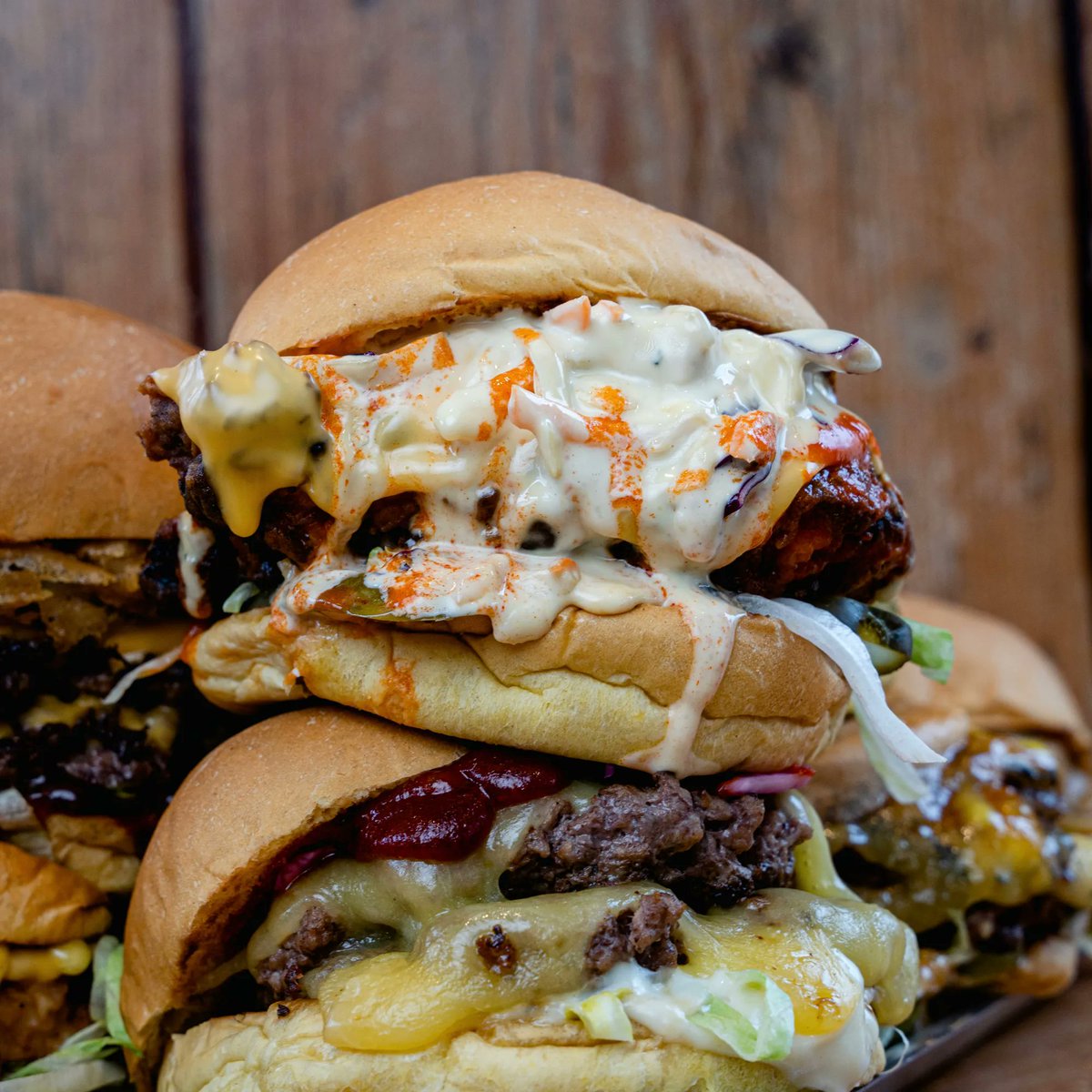 Grab your pals, grab some beers &amp; grab a stack of these filthy burgers. Eat in or takeaway, 5-9pm. What are you waiting for? 📞 or message. #cowshedburgers #burgersofinstagram #scarborough #northyorkshire #burgerporn #scarboroughfood #streetfood #burgerjoint #burgers
