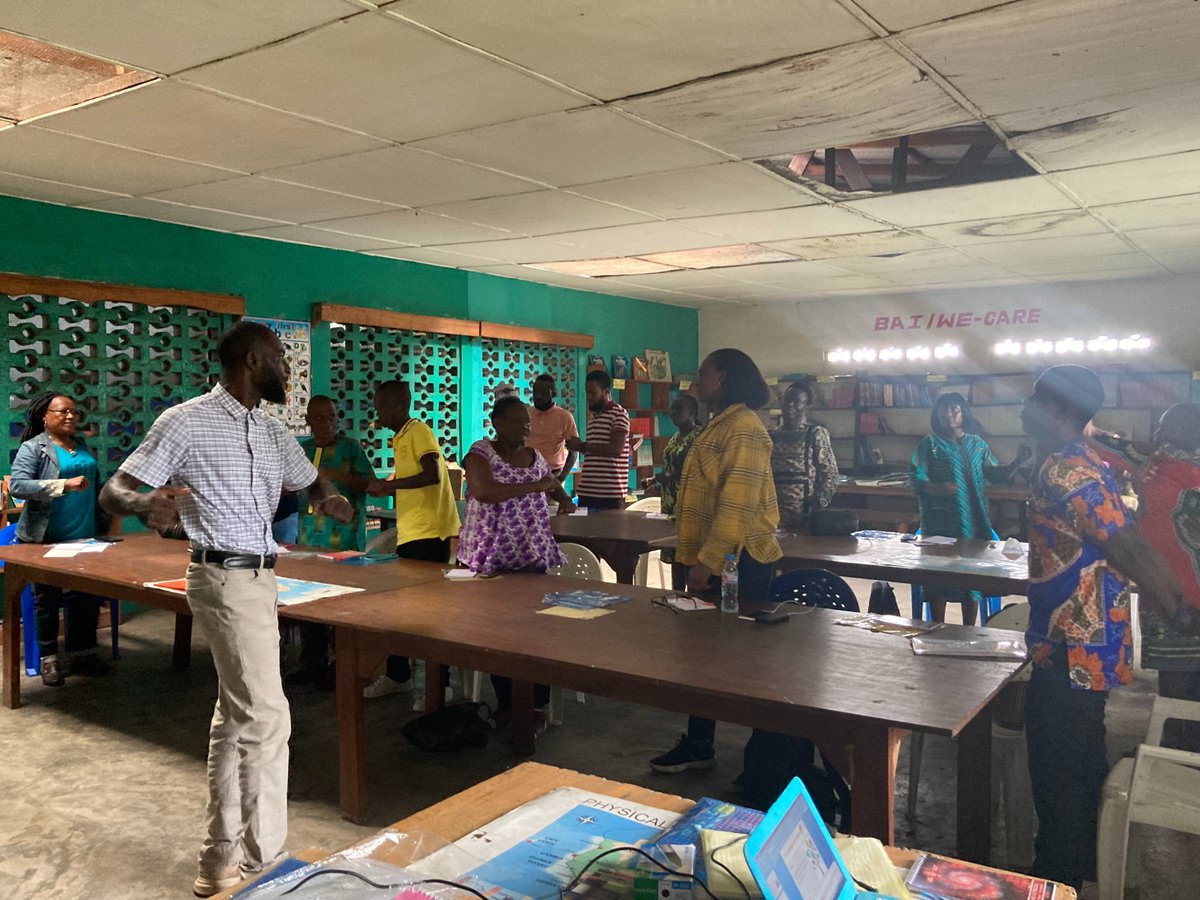 StreetChildLib's tweet photo. @Book_Aid training complete!

SCoL staff conducted two fantastic days of training with our teachers - with their mentorship we hope children in education will learn to love reading just as much as we do! https://t.co/317pV8sFlf