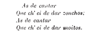 A nosa cultura é tan densa e entretecida entre o popular e o culto que nunca se esgota. Así irrompe no XIX a literatura moderna en galego: chamando ao canto e coa promesa dun amuleto para a Noite de Defuntos. Eis os primeiros versos de Cantares Gallegos, de Rosalía de Castro.