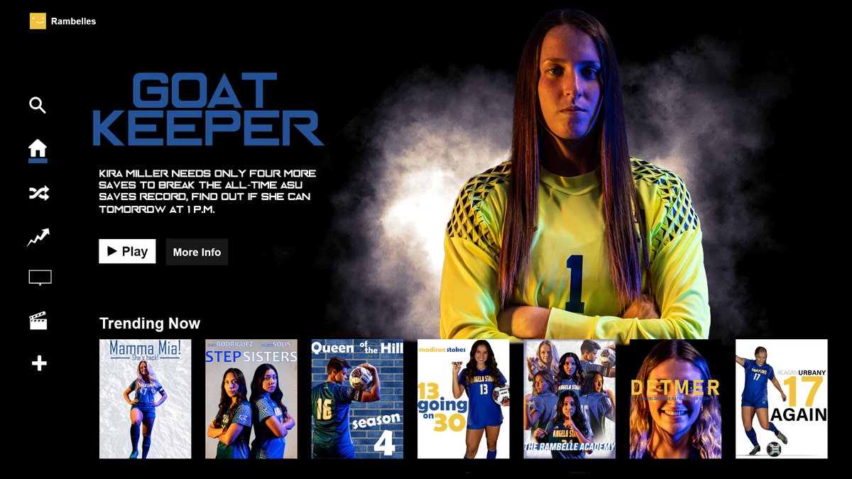 angeloathletics's tweet photo. A bingeable senior day and homecoming weekend begins tomorrow for the Rambelles! #RamEm https://t.co/97HxFb0Og4
