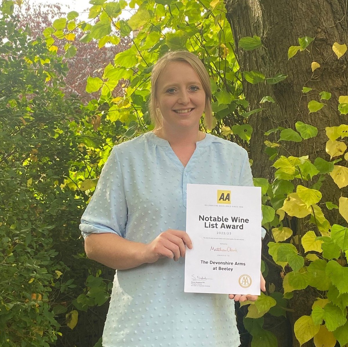 We'd like to say 'Well done us!' The AA have acknowledged the quality of our wine selection and given us the Notable Wine List Award for 2022/2023. loom.ly/JE60UhI #GreatInnsofEngland