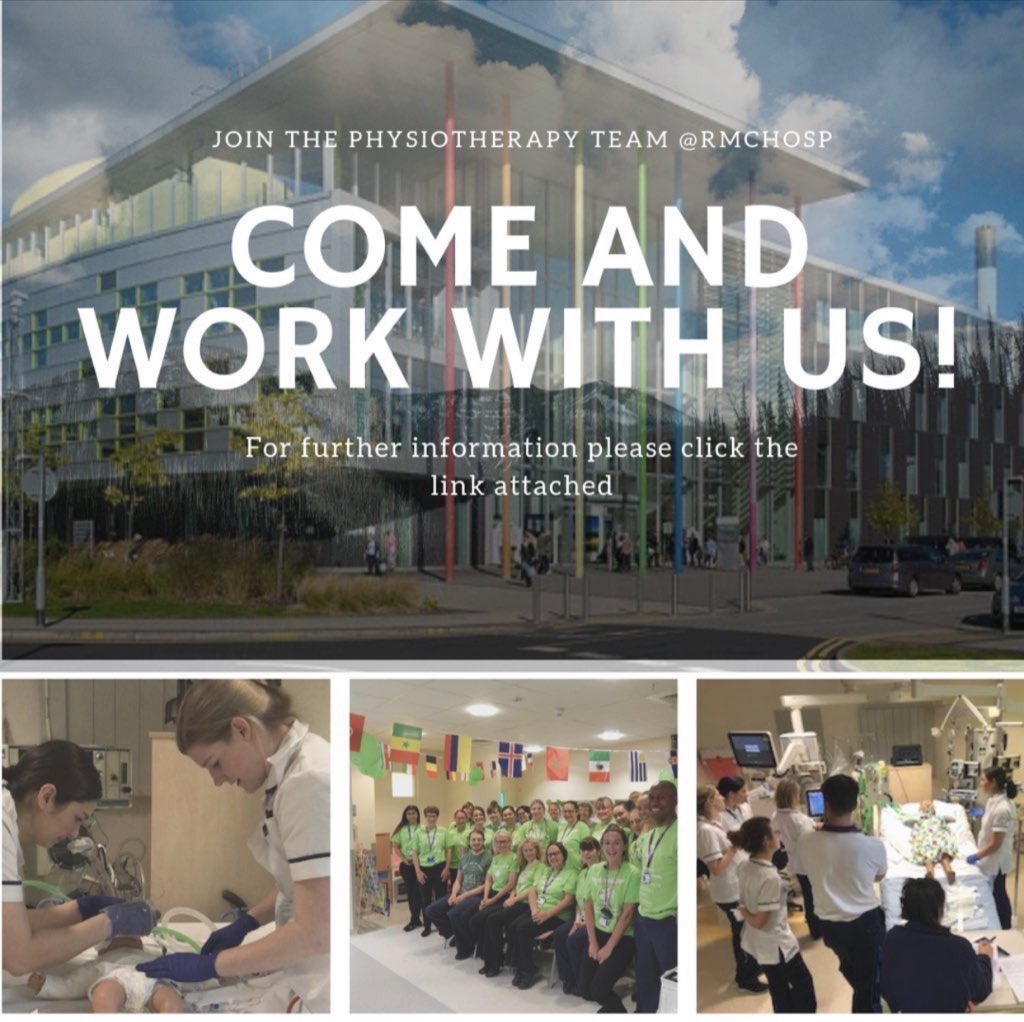 📣 We are looking for a band 7 physiotherapist to work in our paediatric critical care unit @RMCH_Crit_Care. Please share <a href="/MFT_CSSAHPs/">AHP's at MFT</a> <a href="/RMCHosp/">RMCHosp</a> <a href="/TheACPRC/">ACPRC</a> <a href="/ApcpResp/">APCPResp</a> <a href="/PCCStrainees/">PCCS Trainee Reps</a> <a href="/PICSociety/">Paediatric Critical Care Society</a> Feel free to get in touch for more information or apply here 👉 mft.nhs.uk/careers/search…