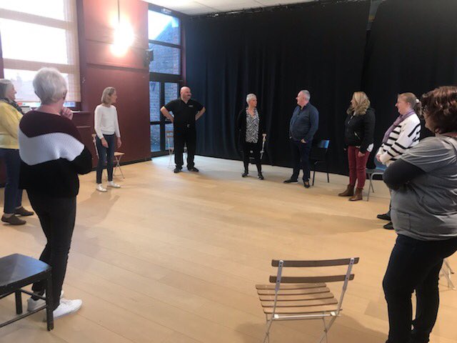 #TousMobilisés,  « L’Art d’accéder à l’emploi », 2ème atelier Théâtre de notre série de 5, pour nos 11 demandeurs d’emploi en situation de handicap sur la thématique de la gestion des émotions. Rdv la semaine prochaine pour la suite du parcours.<a href="/ELeroy07/">Emmanuelle Leroy</a> <a href="/JlucDerambure/">Jean Luc DERAMBURE</a> <a href="/LedruB/">LEDRU Marie Blandine</a>