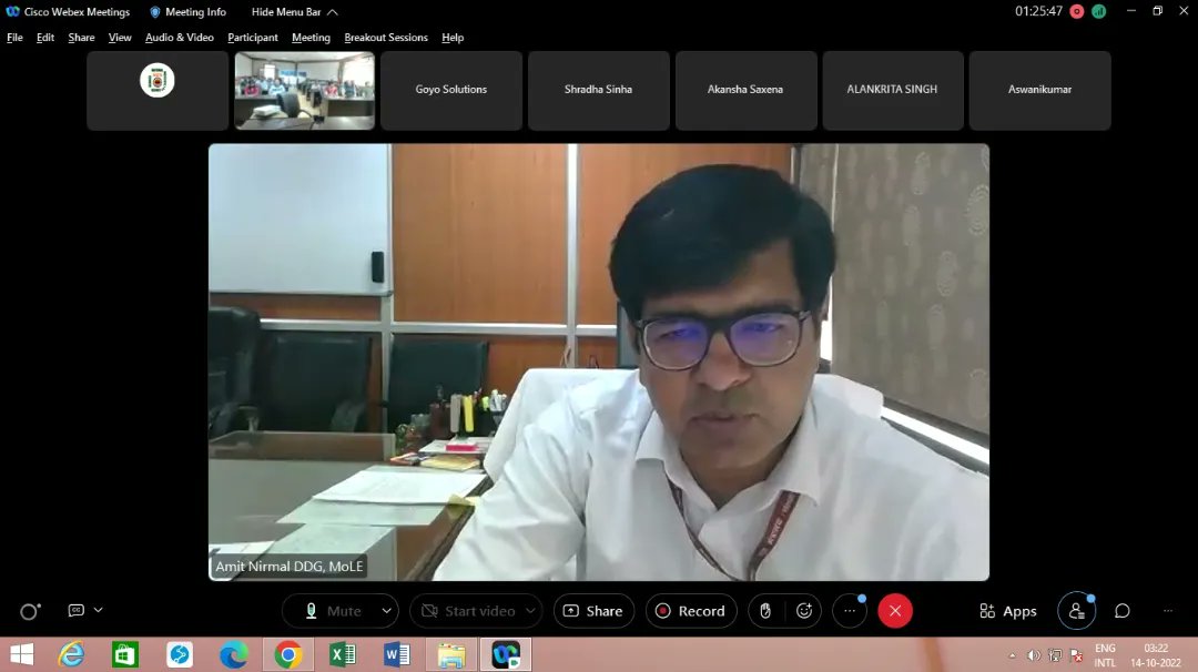 nicsgov's tweet photo. National Institute for Career Service organized a Brainstorming Workshop with Employers for NCS version 2.0 Session for Employers. Sh. Amit Nirmal, DDG &amp; Smt. Lata Gautam, Director I/C, NICS addressed the session and interacted with the Employers. https://t.co/HG0vbFQrz0