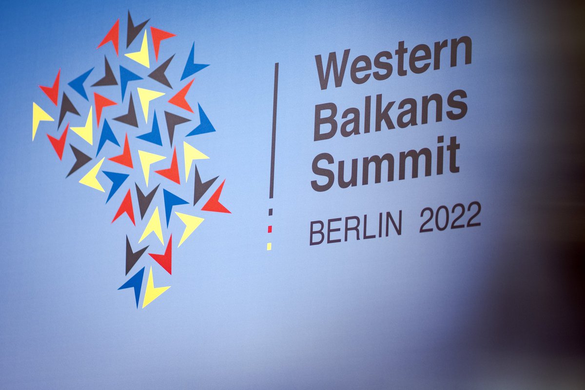MFASerbia's tweet photo. FM #Selakovic 🇷🇸 participated at the #WesternBalkans Conference organized by @GermanyDiplo 🇩🇪 today in #Berlin. The upcoming Western #Balkans Summit, energetics, migrant crisis, #EU 🇪🇺 integration of the Western Balkans, cyber security and regional market among topics. https://t.co/5bG8Ea6Can