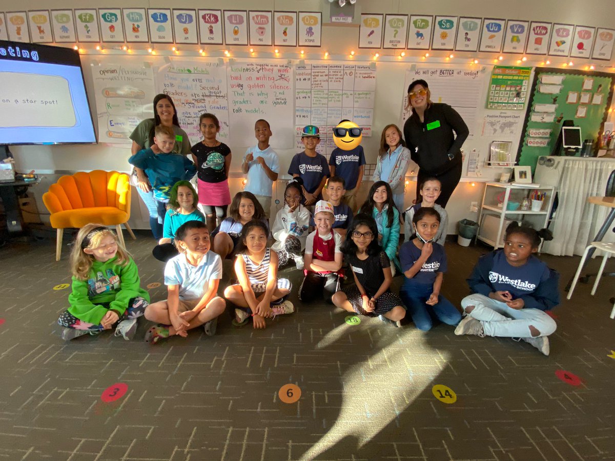 MrsMaddyStreet's tweet photo. Ending #BullyingPreventionWeek with Role Model Day! So many good examples of up-standers in Second Grade👏🏼 #WcsSpiritFridays https://t.co/uy3SQmuCei