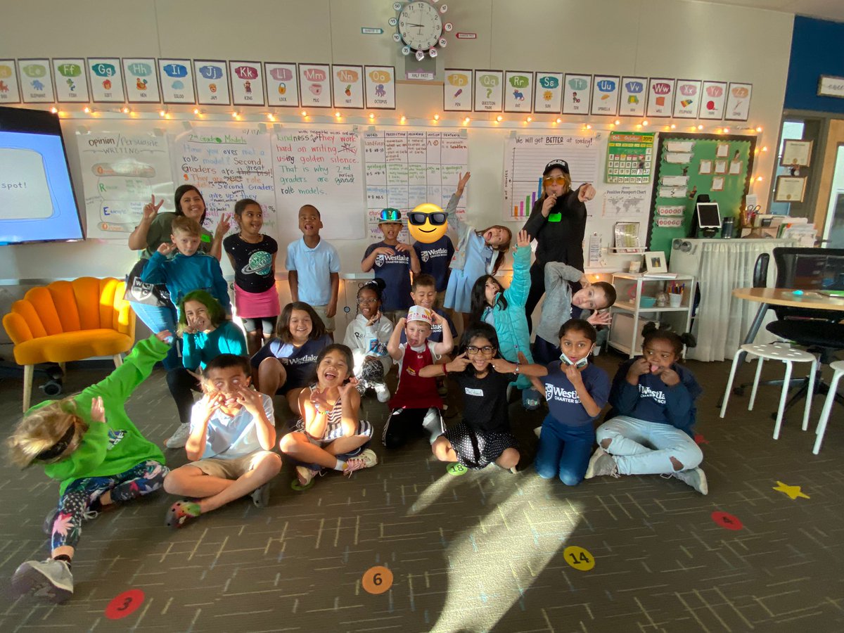 MrsMaddyStreet's tweet photo. Ending #BullyingPreventionWeek with Role Model Day! So many good examples of up-standers in Second Grade👏🏼 #WcsSpiritFridays https://t.co/uy3SQmuCei