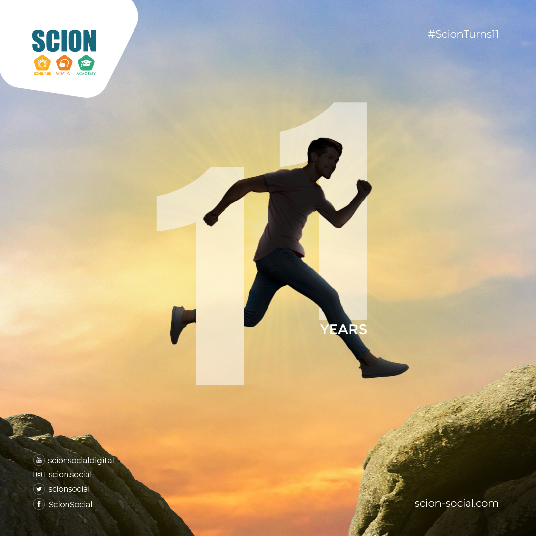 scionsocial's tweet image. We just turned 11!
An exciting ride of more than a decade filled with growth and innovation. Huge thanks to our #ScionSocial Family members for the unconditional support, our clients and partners for riding the digital  wave with us. You made the magic happen! 
 #ScionTurns11