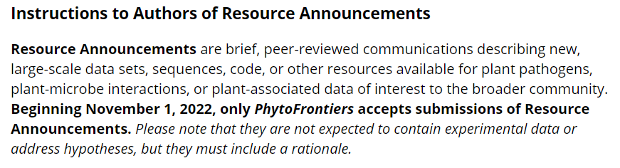 I just noticed this (sharing for others who aren't aware): starting soon, APS Publications is consolidating all resource announcements to #PhytoFrontiers.