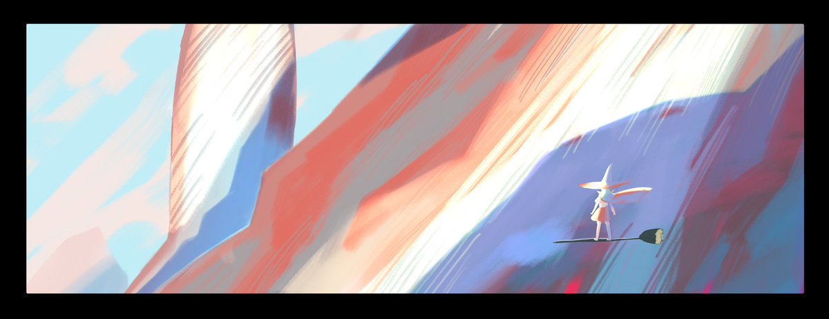 Yainuay's tweet photo. DAY08 #colorkey #colorscript #colorscripts #animation #preproduction #illustration #art #artgallery #animation2d #fantasy #witch #concept #conceptart #light https://t.co/ejLdWZ44KK