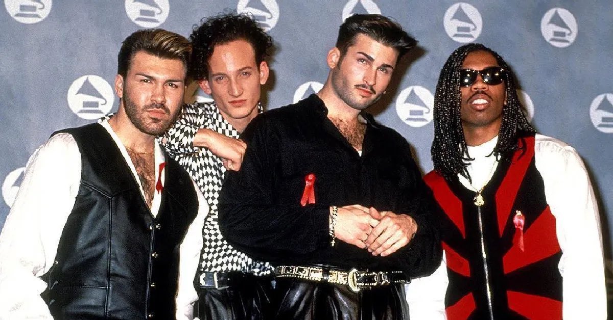 From left: Budget George Michael Budget Kenny G Budget George Michael 2.0 Budget Half of Milli Vanilli