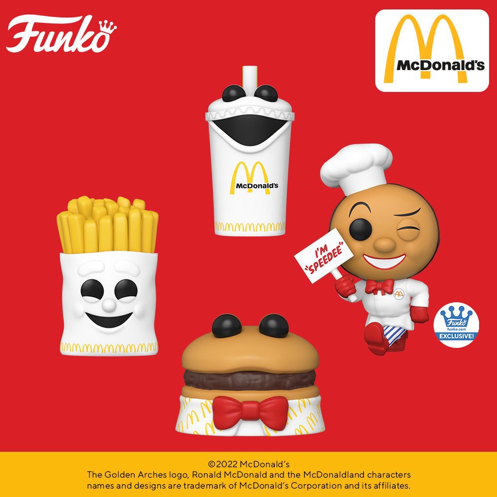 Coming Soon: McDonald’s Pops! Preorder the commons now! #Ad #McDonalds #Funko . Amazon: Fries - amzn.to/3z2RqYB Hamburger - amzn.to/3SgVrzu Cup - amzn.to/3F2nkbq Entertainment Earth - goo.gl/HmdhF4 Funko (coming soon) - funko.com/shop/details/a…