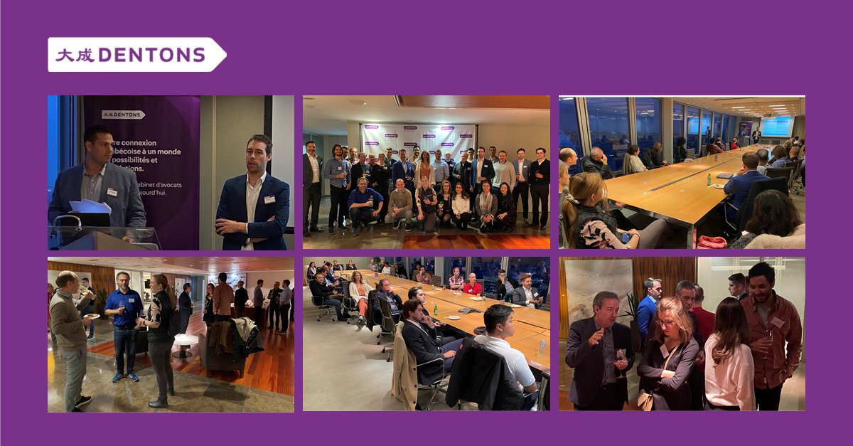 DentonsQC's tweet photo. Le groupe Capital de risque de notre bureau de Montréal a organisé hier un atelier et une soirée de réseautage à l’intention des mentors et des entreprises mentorées de Creative Destruction Lab.
Vous cherchez à faire croître votre entreprise? https://t.co/nYodhIFun3 https://t.co/HWfb7Tkh0q