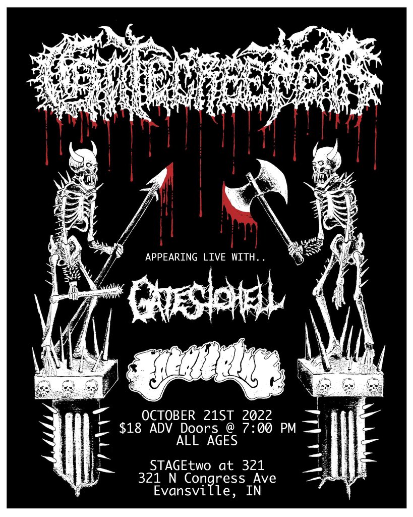 Metal gig in Evansville tonight.