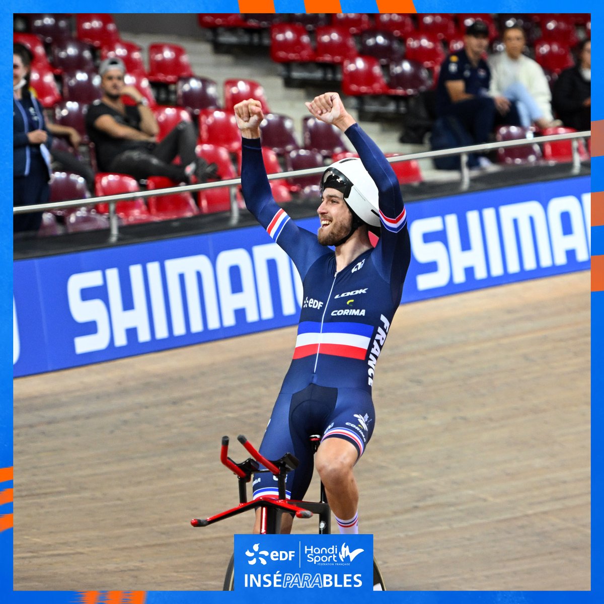 38 nations représentées parmi les 230 athlètes réunis au Vélodrome de Saint-Quentin-en-Yvelines pour ces Championnats du Monde de paracyclisme sur piste. Prêts pour un retour en images ? ⚡ 🚲 💨 #EnergieduSport #inséparables #Handisport #DLDJanv
