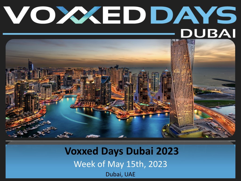 #voxxeddubai #voxxeddubai2023