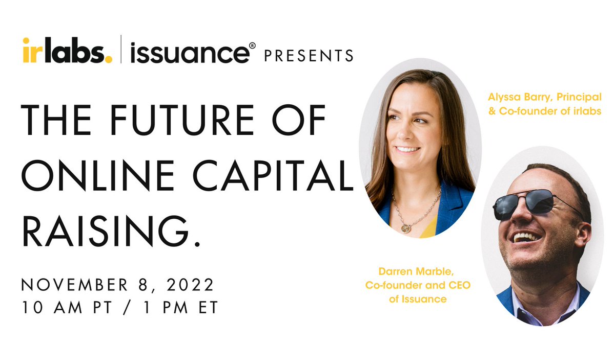 Alliance Advisors IR tweet media