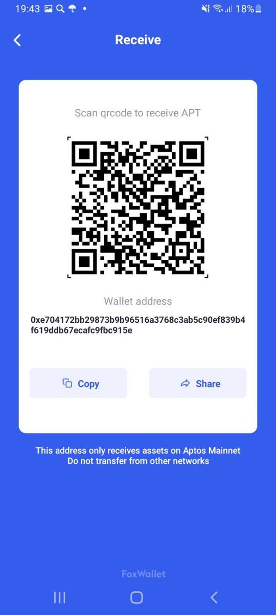 ImnotnotKendry's tweet photo. @FoxWallet @AptosFoundation @AptosNews1 @aptos_news @AptosEcosystems @AptosNewsHQ 0xe704172bb29873b9b96516a3768c3ab5c90ef839b4f619ddb67ecafc9fbc915e https://t.co/2UTnXZStBx