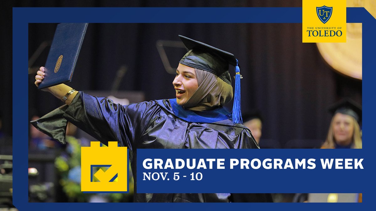 🗓 Mark your calendar and attend an in-person or virtual session to learn more about UToledo's Graduate Program offerings. ➡️ myut.link/grad-fair