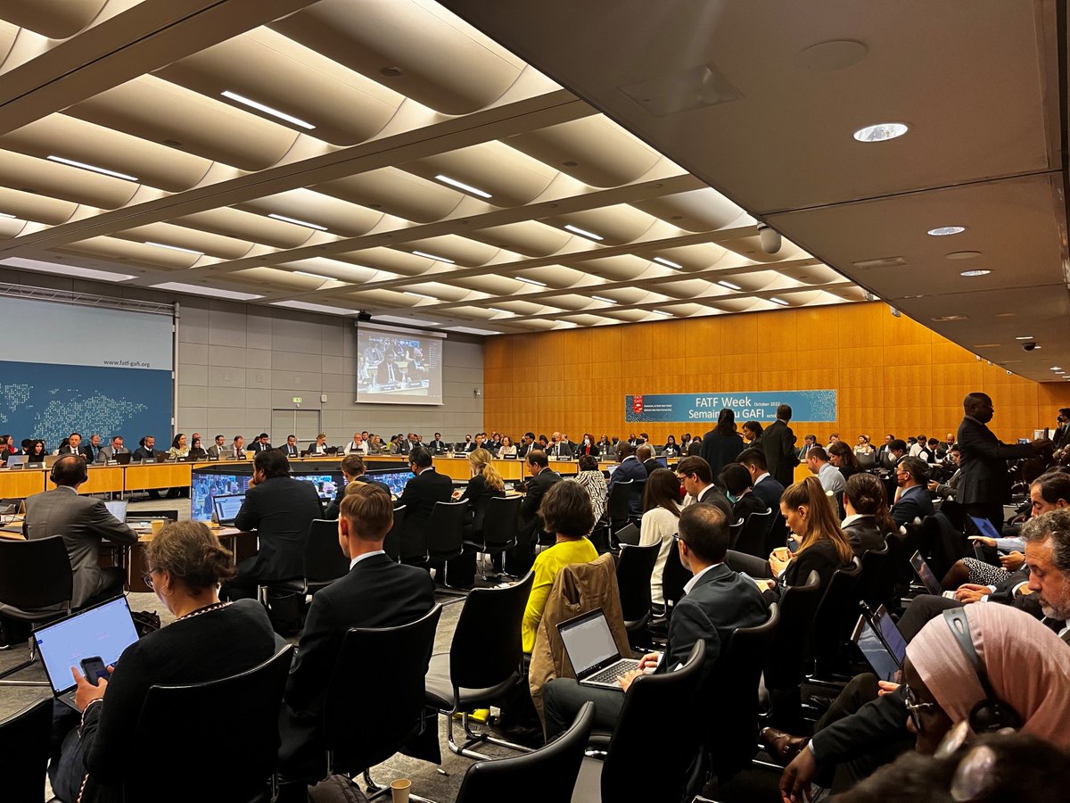 The FATF plenary has concluded. Delegates of governments from around the world discussed a range of money laundering and terrorist financing issues. See the outcomes of the plenary here ➡️ bit.ly/3TLI6At  #FollowTheMoney