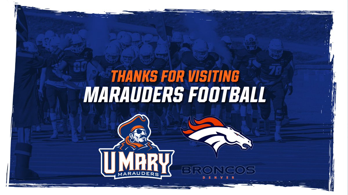 Thank you <a href="/Broncos/">Denver Broncos</a> for coming out to visit about our guys! 🚩

#RelentlessEffort #FightForOne