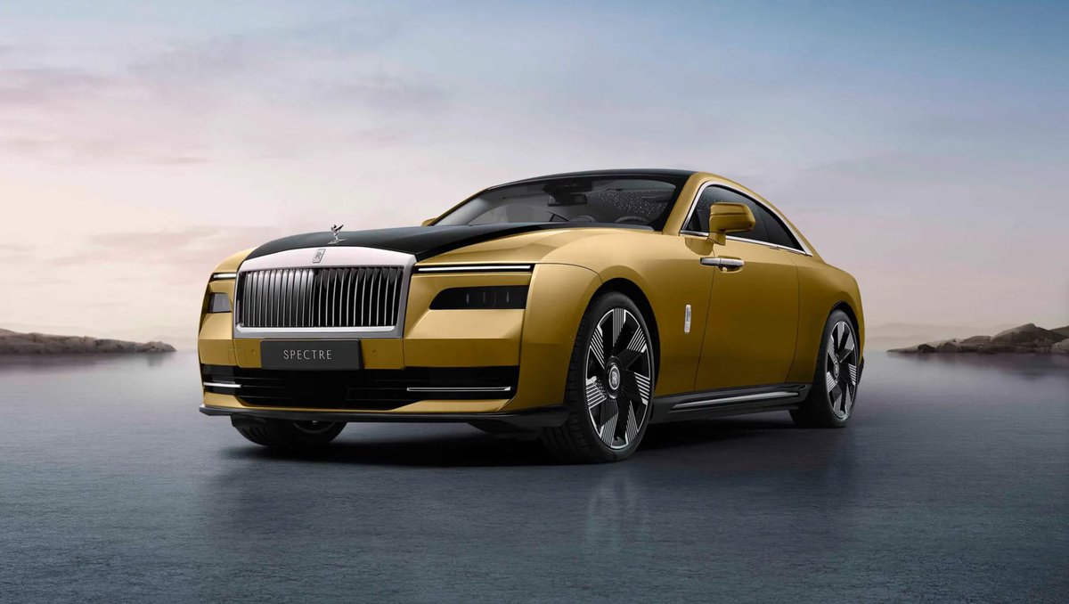Speck_Design's tweet photo. Things that make us go, mmm: the first fully electric Rolls-Royce⚡ Not short on decadence or room, the Spectre lives up to its brand's maxim, "there is no greater luxury than that of space." #industrialdesign #automotivedesign #industrialengineering #EV #electricvehicles https://t.co/3f6rYhnb6B