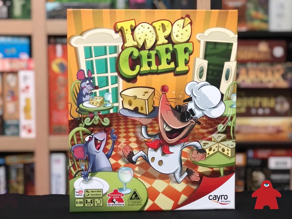 Topo Chef de <a href="/almillan/">Alberto Millán</a> y editado por <a href="/CayroTheGames/">Nunca dejes de jugar</a> es una de las Sugerencias del Juego Infantil Malacitano 2022.

↘️ cuentameunjuegoweb.com/sugerencias-de…

#ElJuegoDeMesaEsCultura