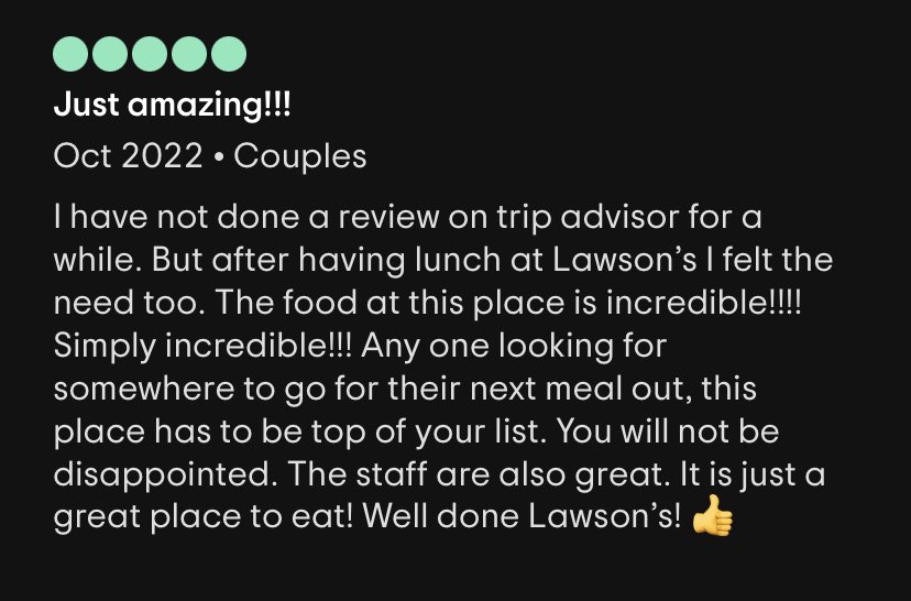 Cue bashful but proud expression from us…